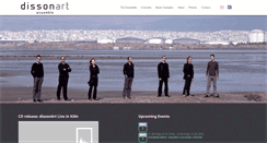 Desktop Screenshot of dissonart.gr